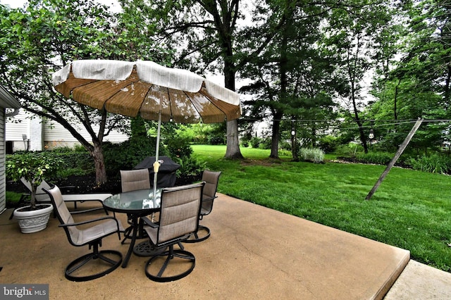 403 Grenoble Dr, Sellersville, PA 18960 - view of patio / terrace with outdoor dining area