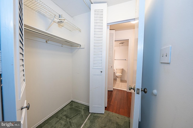 1919 Chestnut St Unit 1722, Philadelphia, PA 19103 - walk in closet with dark carpet