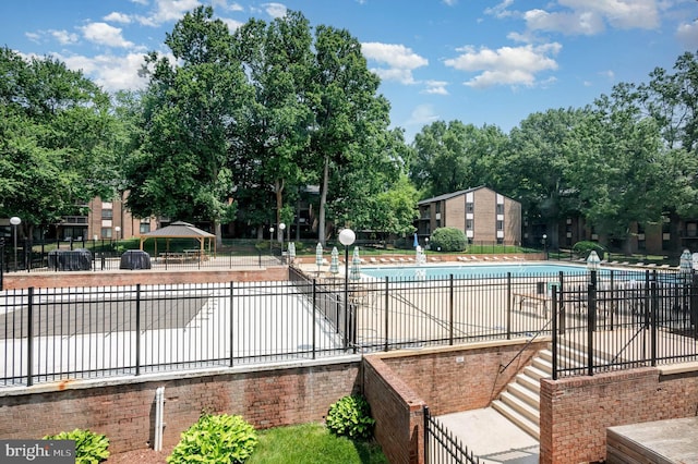 9720 Kingsbridge Dr Unit 302, Fairfax, VA 22031 - community pool with a gazebo