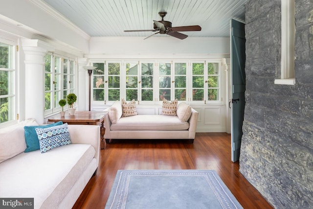 673 Ardmore Ave, Ardmore, PA 19003 - sunroom / solarium with french doors
