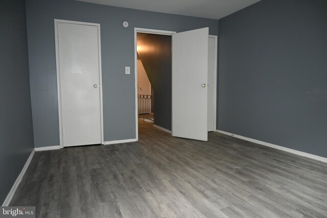 85 Park Vallei Ln Unit 85, Brookhaven, PA 19015 - unfurnished bedroom with wood finished floors and baseboards