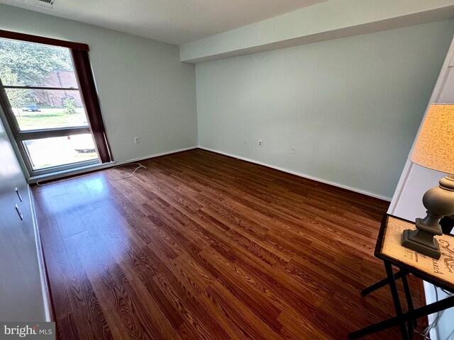 2200 Greenery Ln Unit 201-, Silver Spring, MD 20906 - unfurnished living room featuring wood finished floors