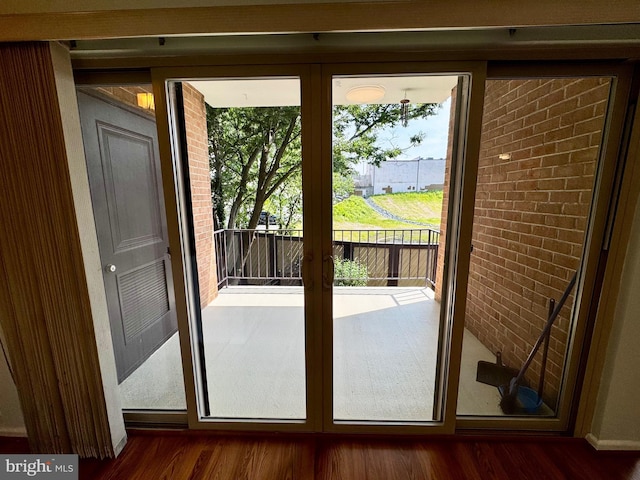2200 Greenery Ln Unit 201-, Silver Spring, MD 20906 - entryway with dark wood-style flooring