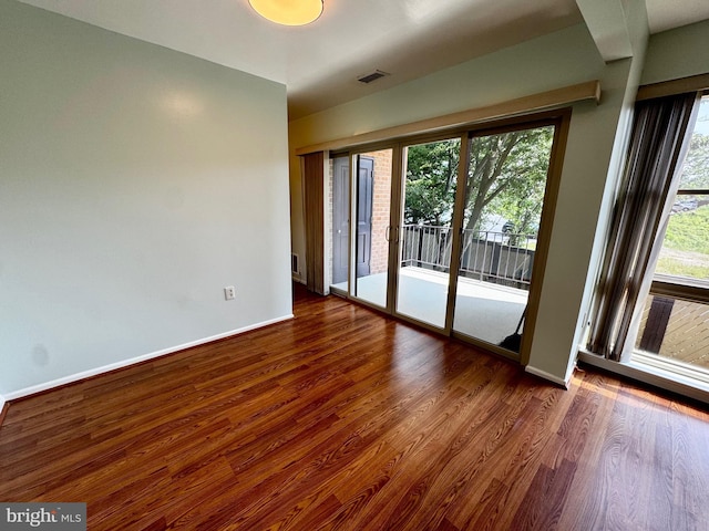 2200 Greenery Ln Unit 201-, Silver Spring, MD 20906 - spare room with wood finished floors and baseboards