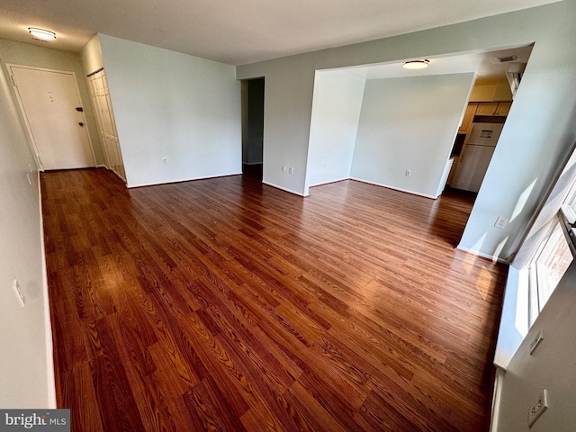 2200 Greenery Ln Unit 201-, Silver Spring, MD 20906 - unfurnished room featuring dark wood-style flooring