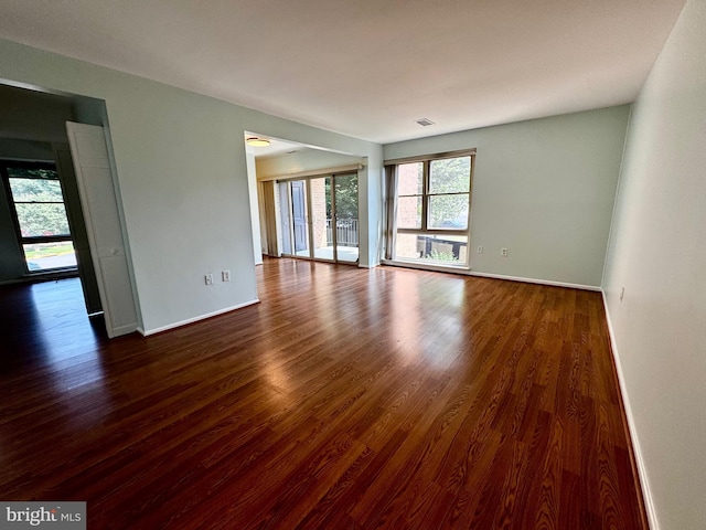 2200 Greenery Ln Unit 201-, Silver Spring, MD 20906 - spare room featuring dark wood-style flooring