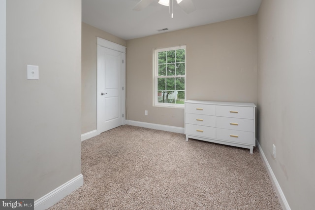 57 Jarvis St, Pemberton, NJ 08068 - unfurnished bedroom featuring light carpet, baseboards, and ceiling fan
