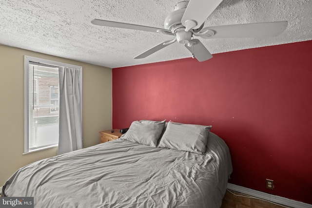 1621 E Hewson St, Philadelphia, PA 19125 - bedroom featuring a textured ceiling and ceiling fan