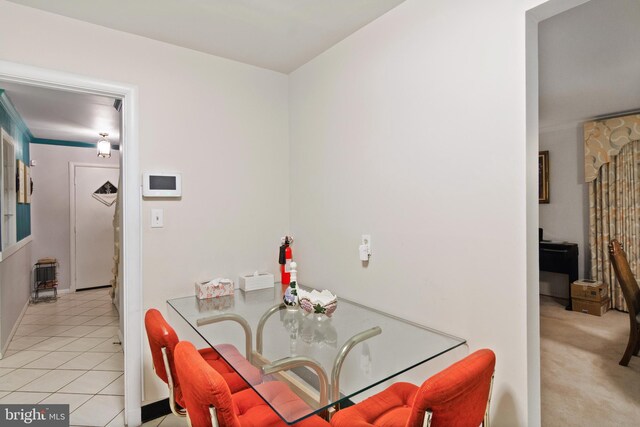 6602 8th Ave, Hyattsville, MD 20783 - dining room featuring light tile patterned floors and baseboards