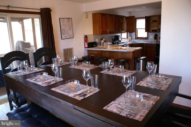 138 Banbury Dr, Bushkill, PA 18324 - dining space with wood finished floors
