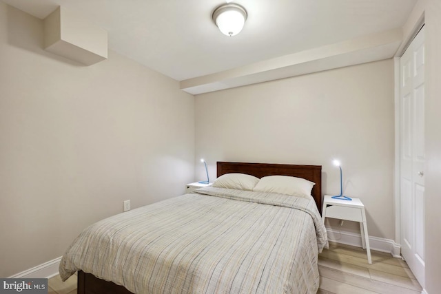1917 H St NE, Washington, DC 20002 - bedroom featuring light wood-type flooring and baseboards