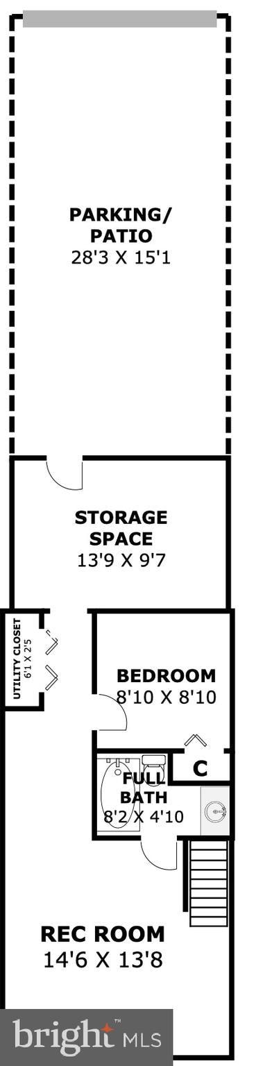 1917 H St NE, Washington, DC 20002 - room layout