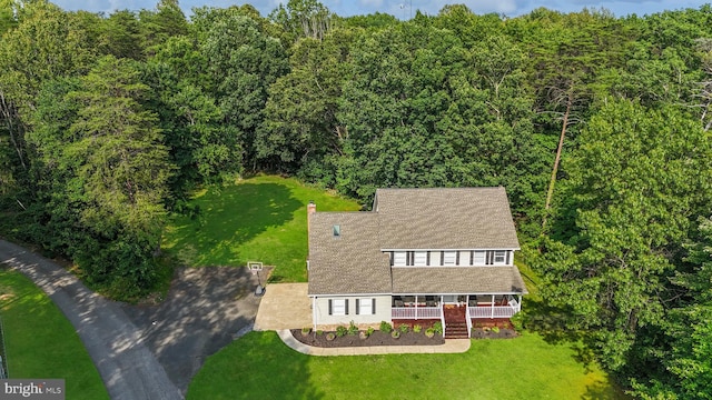 14371 Bristow Rd, Manassas, VA 20112 - view from above of property featuring a heavily wooded area
