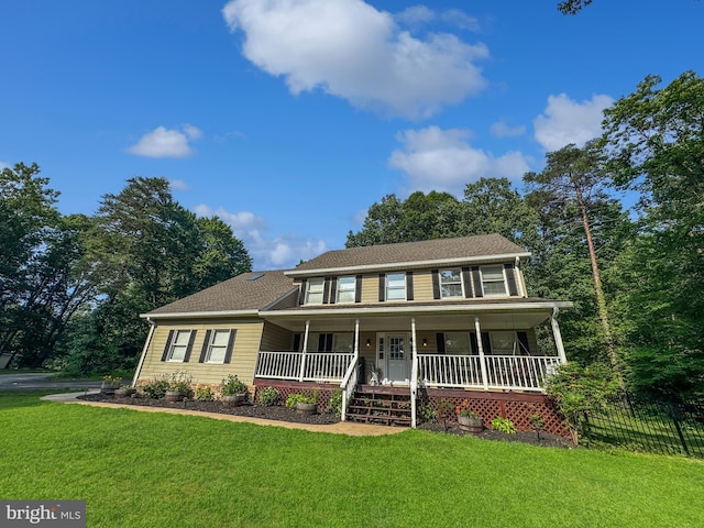 14371 Bristow Rd, Manassas, VA 20112 - colonial home featuring covered porch and a shingled roof