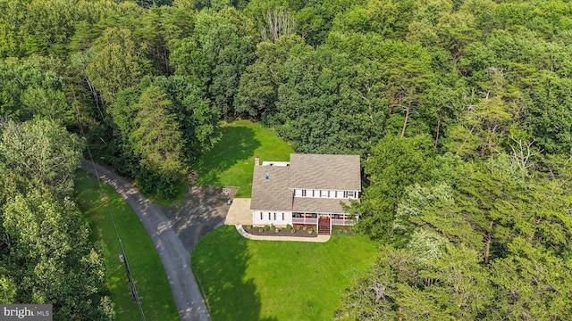 14371 Bristow Rd, Manassas, VA 20112 - view from above of property with a forest