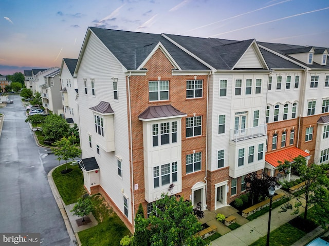 7444 Saint Margarets Blvd Unit A, Hanover, MD 21076 - view of property at dusk
