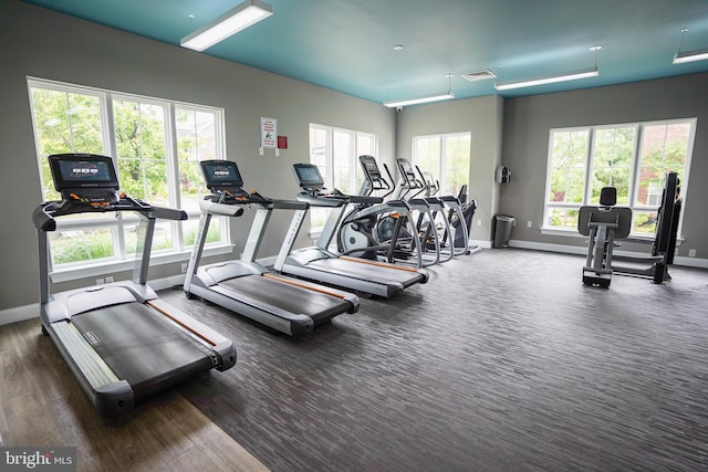 7444 Saint Margarets Blvd Unit A, Hanover, MD 21076 - gym with baseboards