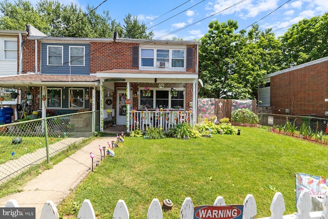 3109 Bero Rd, Halethorpe, MD 21227 - view of front of home with covered porch and brick siding