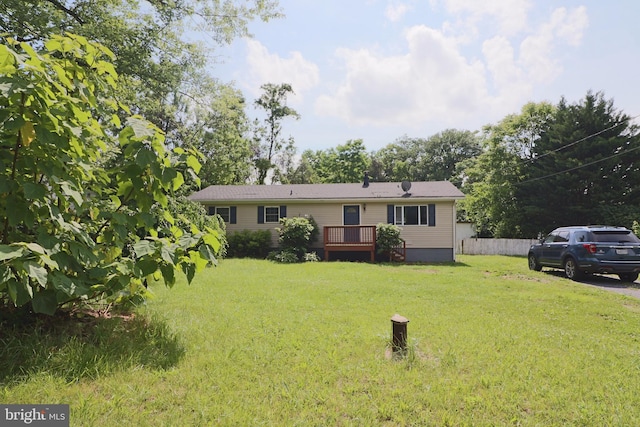 3515 Howellsville Rd, Front Royal, VA 22630 - view of front of property with a deck
