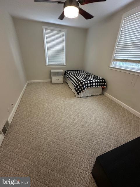 710 Wildell Rd Unit 108, Drexel Hill, PA 19026 - bedroom with carpet floors and a ceiling fan