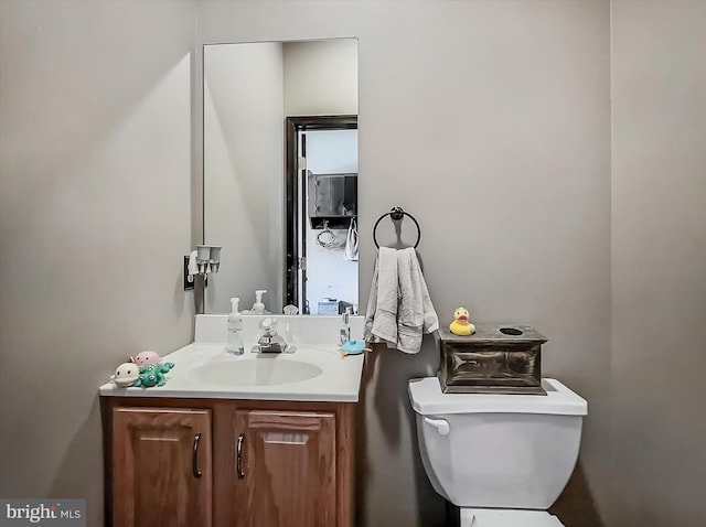 25 Domenick Dr, York, PA 17402 - half bathroom featuring vanity and toilet