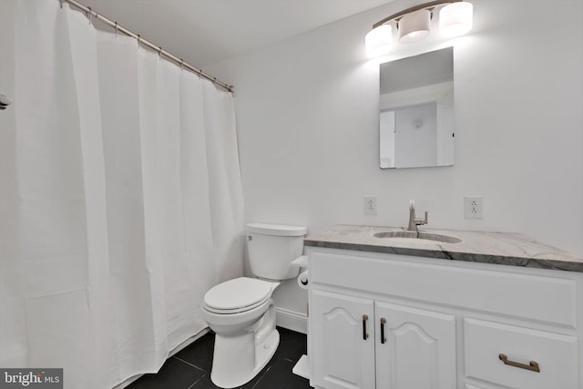1622 Delaware Ave, Wyomissing, PA 19610 - full bathroom featuring vanity, tile patterned flooring, and a shower with shower curtain