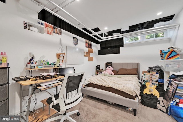 1622 Delaware Ave, Wyomissing, PA 19610 - bedroom with an office area and recessed lighting