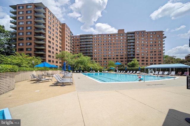 4201 Cathedral Ave NW Unit 303E, Washington, DC 20016 - community pool featuring a patio