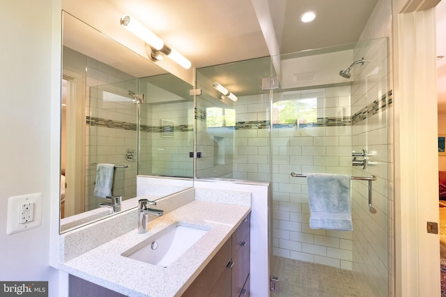 4305 Blagden Ave NW, Washington, DC 20011 - full bath with a stall shower and vanity