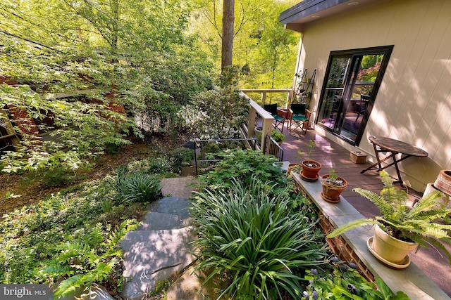 4305 Blagden Ave NW, Washington, DC 20011 - view of yard featuring a deck