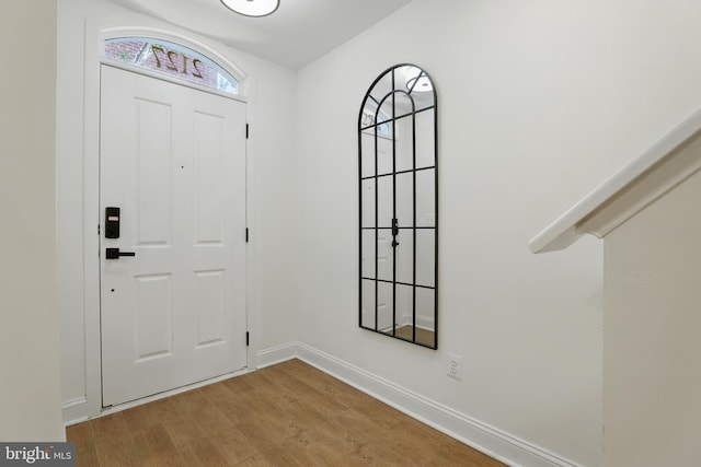 2127 12th Pl NW, Washington, DC 20009 - entryway with wood finished floors and baseboards