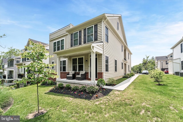 512 S Media Way, Media, PA 19063 - view of front of property with a front lawn, outdoor lounge area, and a residential view