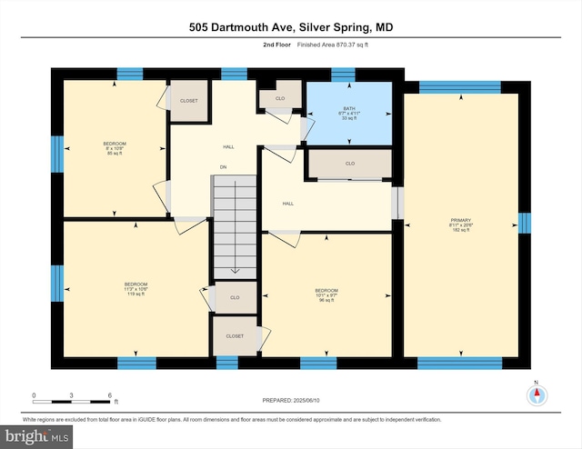 505 Dartmouth Ave, Silver Spring, MD 20910 - view of floor plan / room layout