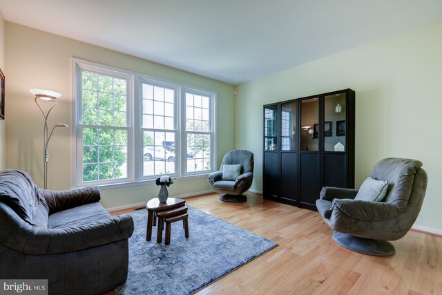 213 Casper Way, Middletown, DE 19709 - sitting room featuring light wood-type flooring and baseboards