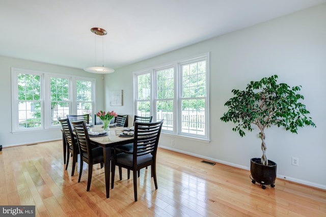 213 Casper Way, Middletown, DE 19709 - dining area with light wood-style flooring and baseboards
