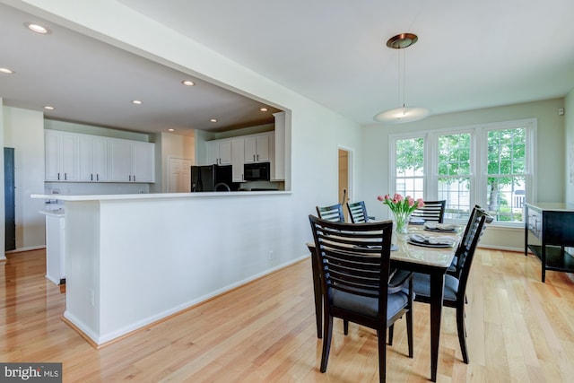 213 Casper Way, Middletown, DE 19709 - dining area featuring light wood-style floors and recessed lighting
