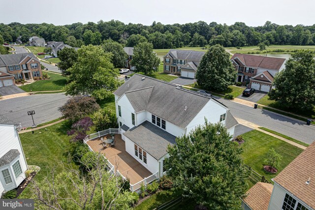 213 Casper Way, Middletown, DE 19709 - aerial perspective of suburban area featuring a tree filled landscape