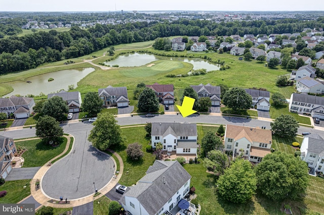 213 Casper Way, Middletown, DE 19709 - aerial view of residential area featuring a large body of water