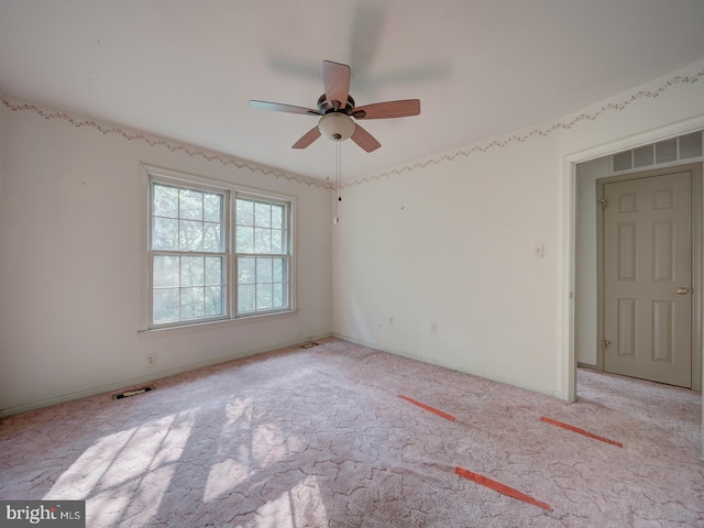 15069 Maple Glen Ct, Dumfries, VA 22025 - empty room featuring a ceiling fan and light carpet