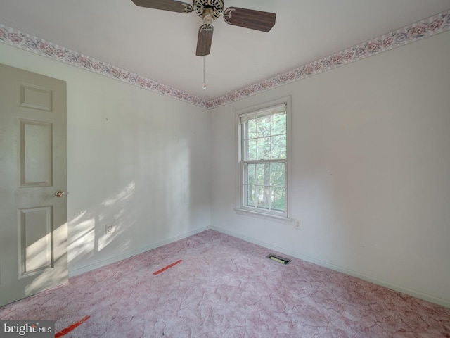 15069 Maple Glen Ct, Dumfries, VA 22025 - unfurnished room featuring ceiling fan and carpet floors