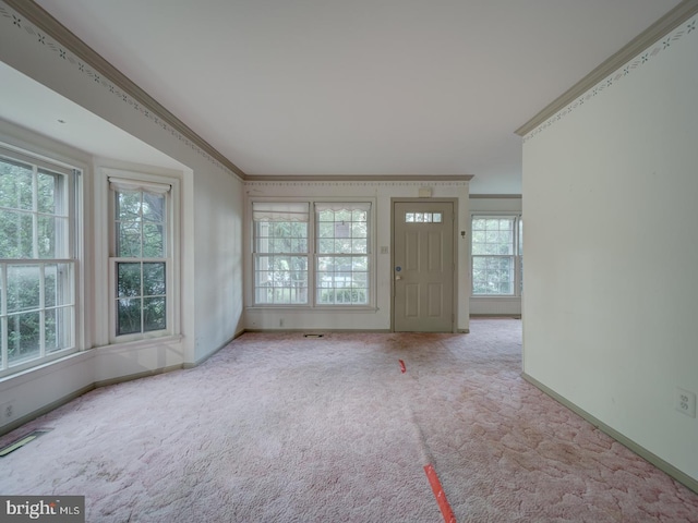 15069 Maple Glen Ct, Dumfries, VA 22025 - carpeted spare room featuring crown molding and baseboards
