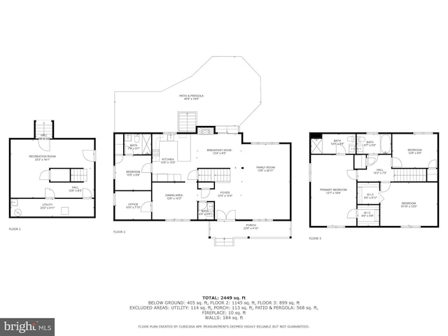 602 Sweet Brush Ct, Severna Park, MD 21146 - view of property floor plan