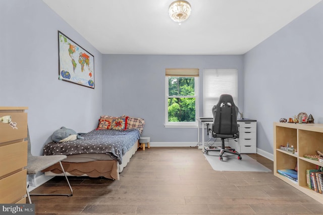 6430 Wishbone Ter, Cabin John, MD 20818 - bedroom with wood finished floors and baseboards