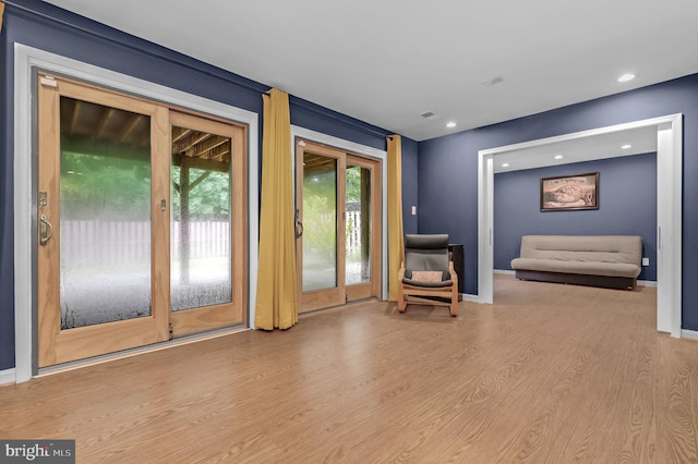 6430 Wishbone Ter, Cabin John, MD 20818 - unfurnished room with wood finished floors and recessed lighting