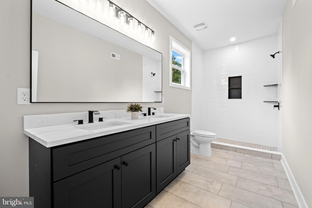 2725 S Sunset Ave, Williamstown, NJ 08094 - bathroom with double vanity and tiled shower