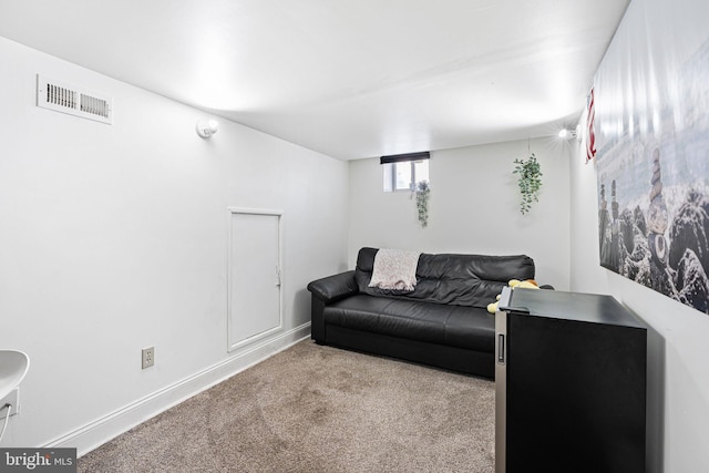 1228 S 22nd St, Philadelphia, PA 19146 - carpeted living room with baseboards
