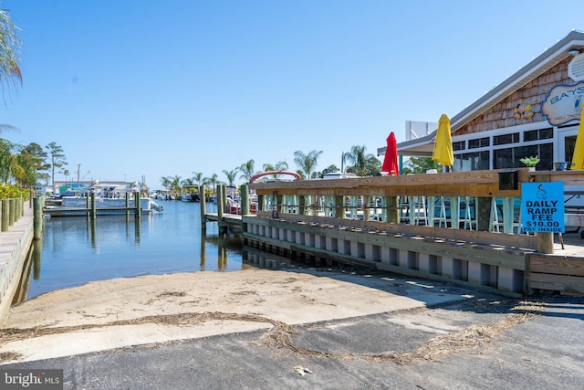 8 Clam Rd Unit 13891, Millsboro, DE 19966 - dock with a boat ramp and a water view