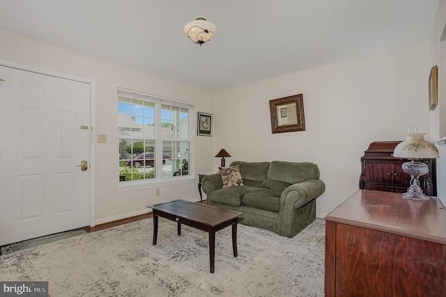 14 Cedarfield Dr, Gettysburg, PA 17325 - living area featuring baseboards and wood finished floors