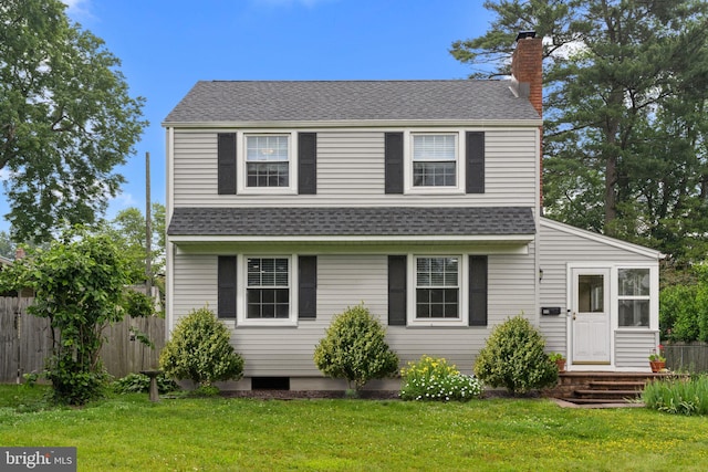 440 E Magnolia Dr, Morrisville, PA 19067 - traditional-style home with a shingled roof and a chimney