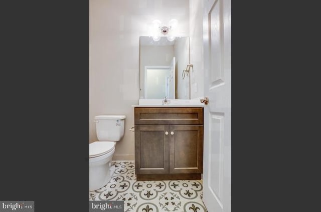 880 Campers Ln, Ruther Glen, VA 22546 - bathroom featuring vanity and tile patterned flooring